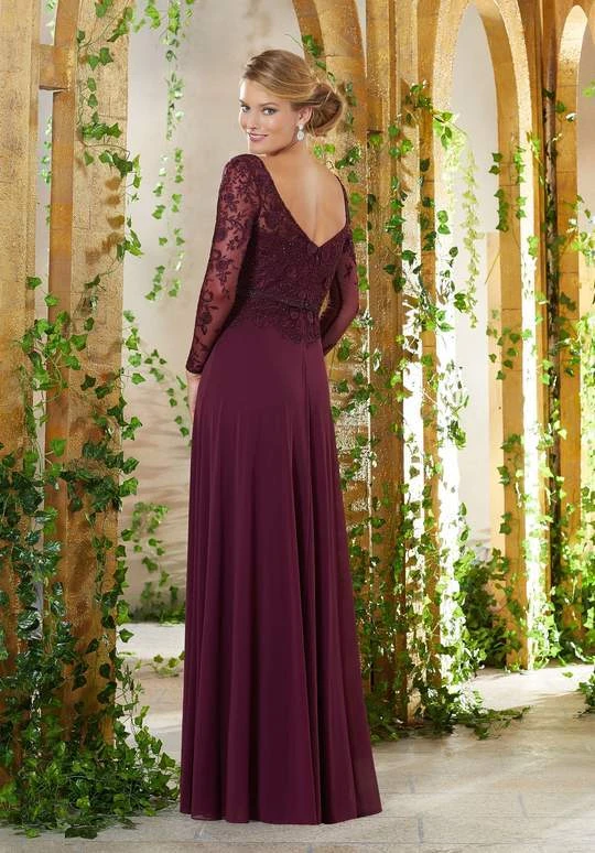 MGNY By Mori Lee - Beaded Embroidered Semi-Sweetheart Dress 71934SC - 1 Pc Eggplant In Size 4 Available Formal Gowns 4 MGNY By Mori Lee - Beaded Embroidered Semi-Sweetheart Dress 71934SC - 1 Pc Eggplant In Size 4 Available Formal Gowns