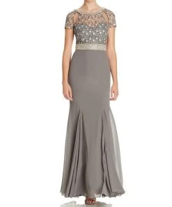 MIGNON - Embellished Long Dress VM1730B