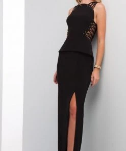 Formal Gowns MIGNON - Lace Up Long Gown VM1718