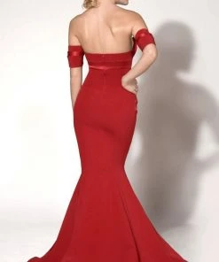 MNM Couture - 2276 Off-Shoulder Structured Mermaid Gown Formal Gowns 10 MNM Couture - 2276 Off-Shoulder Structured Mermaid Gown Formal Gowns