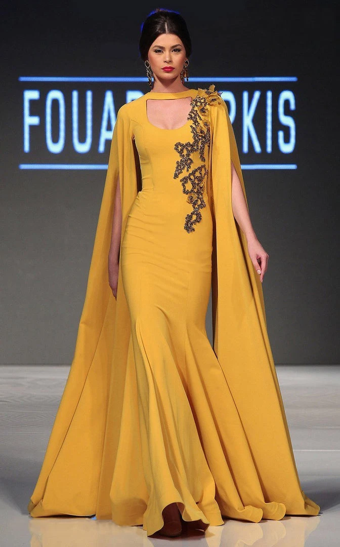 MNM Couture - 2290 Embellished High Neck Trumpet Dress Formal Gowns 4 MNM Couture - 2290 Embellished High Neck Trumpet Dress Formal Gowns