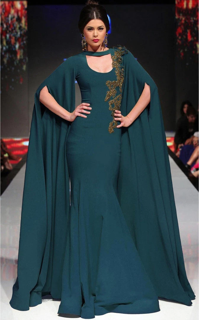 MNM Couture - 2290 Embellished High Neck Trumpet Dress Formal Gowns 7 MNM Couture - 2290 Embellished High Neck Trumpet Dress Formal Gowns