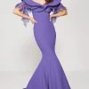 MNM Couture - 2365 Layered Off Shoulder Mermaid Dress