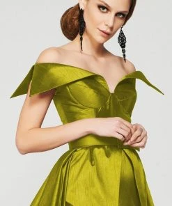 MNM Couture - 2371 Off-Shoulder Paneled Evening Gown