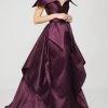 MNM Couture - 2371 Off-Shoulder Paneled Evening Gown