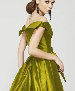 MNM Couture - 2371 Off-Shoulder Paneled Evening Gown