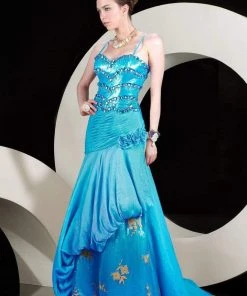 MNM Couture - 6050 Bedazzled Sweetheart A-line Dress Formal Gowns