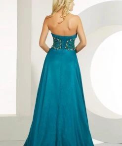 MNM Couture - 6463 Beaded Sweetheart A-line Dress Formal Gowns
