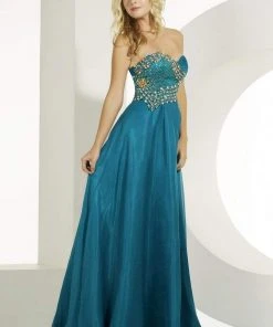 MNM Couture - 6463 Beaded Sweetheart A-line Dress Formal Gowns