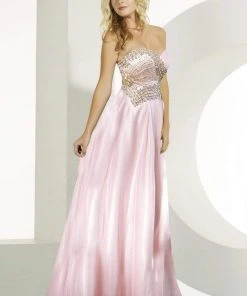 MNM Couture - 6463 Beaded Sweetheart A-line Dress Formal Gowns