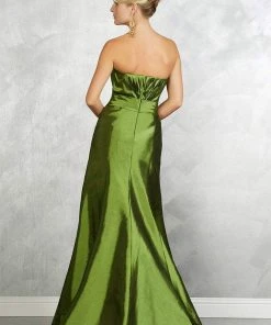 MNM Couture - 6538 Strapless Embellished Taffeta Gown Formal Gowns