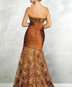 MNM Couture - 6539 Laced Sweetheart A-line Dress 7 MNM Couture - 6539 Laced Sweetheart A-line Dress