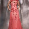 MNM Couture - 9592 Enticing Cutout Jewel Evening Gown
