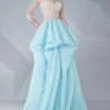 Formal Gowns MNM Couture - Crystal Festooned Illusion Gown G0600 1 Formal Gowns MNM Couture - Crystal Festooned Illusion Gown G0600