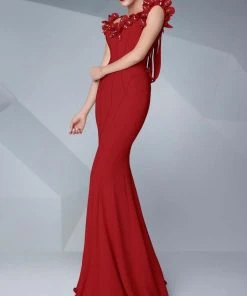 Formal Gowns MNM Couture - Detailed Sweetheart Mermaid Dress G0548