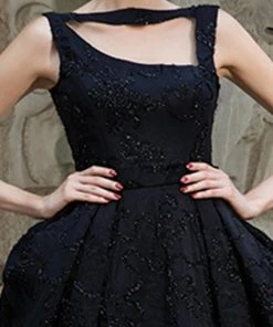 MNM Couture - Embellished Bateau Sheath Dress N0120 Formal Gowns 6 MNM Couture - Embellished Bateau Sheath Dress N0120 Formal Gowns