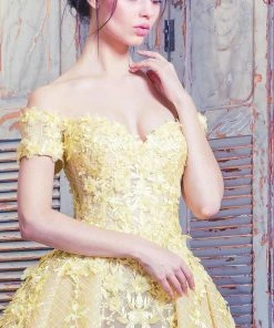 MNM Couture - Embroidered Sweetheart Ballgown K3496 5 MNM Couture - Embroidered Sweetheart Ballgown K3496