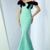 MNM Couture - G0854 Illusion Bateau Mermaid Dress Formal Gowns