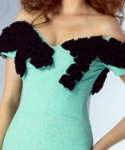 MNM Couture - G0854 Illusion Bateau Mermaid Dress Formal Gowns