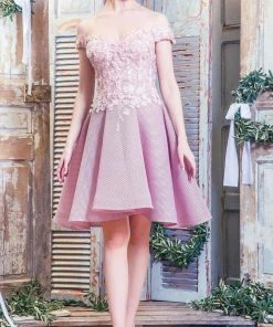 MNM Couture - Gorgeous Off-Shoulder Cocktail Dress K3505 Cocktail Dresses