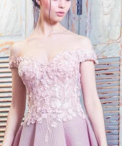 MNM Couture - Gorgeous Off-Shoulder Cocktail Dress K3505 Cocktail Dresses