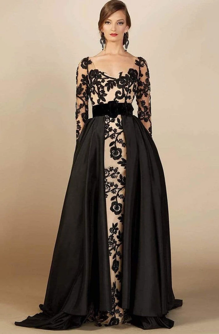 Formal Gowns MNM Couture - Laced Sweetheart Ballgown M0019 3 Formal Gowns MNM Couture - Laced Sweetheart Ballgown M0019