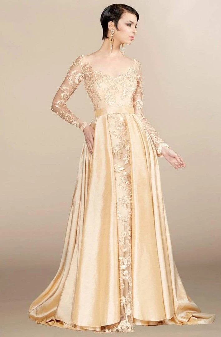 Formal Gowns MNM Couture - Laced Sweetheart Ballgown M0019 5 Formal Gowns MNM Couture - Laced Sweetheart Ballgown M0019