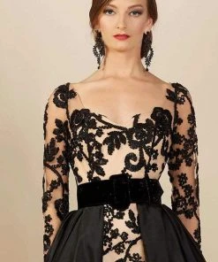 Formal Gowns MNM Couture - Laced Sweetheart Ballgown M0019 6 Formal Gowns MNM Couture - Laced Sweetheart Ballgown M0019