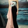 MNM Couture - Pleated Straight Across Mermaid Dress G0792 Formal Gowns
