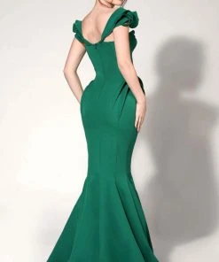 Formal Gowns MNM Couture - Ruffle Accented Sweetheart Mermaid Dress 2263