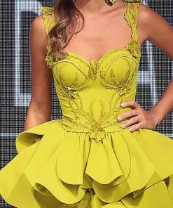 Formal Gowns MNM Couture - Ruffled Lace Sweetheart Trumpet Dress 2220A 12 Formal Gowns MNM Couture - Ruffled Lace Sweetheart Trumpet Dress 2220A