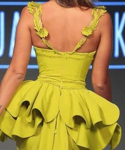 Formal Gowns MNM Couture - Ruffled Lace Sweetheart Trumpet Dress 2220A 13 Formal Gowns MNM Couture - Ruffled Lace Sweetheart Trumpet Dress 2220A