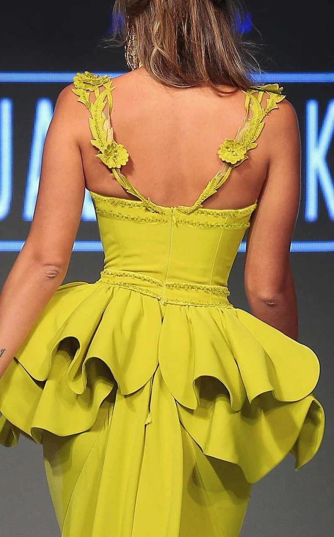 Formal Gowns MNM Couture - Ruffled Lace Sweetheart Trumpet Dress 2220A 8 Formal Gowns MNM Couture - Ruffled Lace Sweetheart Trumpet Dress 2220A