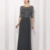 Formal Gowns Mon Cheri 216684 Chiffon A-line Dress - 1 Pc Charcoal In Size 6 Available 2 Formal Gowns Mon Cheri 216684 Chiffon A-line Dress - 1 Pc Charcoal In Size 6 Available