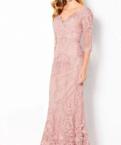 Formal Gowns Mon Cheri - Corded Lace Mermaid Gown 220631 13 Formal Gowns Mon Cheri - Corded Lace Mermaid Gown 220631