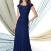 Mon Cheri - Lace Bateau Dress In Midnight 114906 - 1 Pc Foundation In Size 10 Available Formal Gowns 2 Mon Cheri - Lace Bateau Dress In Midnight 114906 - 1 Pc Foundation In Size 10 Available Formal Gowns