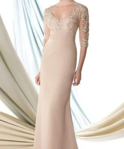 Formal Gowns Mon Cheri Lace Illusion V-Neck Mermaid Long Dress - 1 Pc Aqua/Green In Size 8 Available 10 Formal Gowns Mon Cheri Lace Illusion V-Neck Mermaid Long Dress - 1 Pc Aqua/Green In Size 8 Available