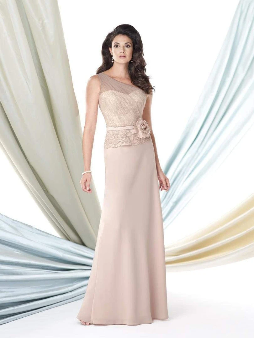 Montage By Mon Cheri - 114927 Illusion Asymmetrical Long Dress 4 Montage By Mon Cheri - 114927 Illusion Asymmetrical Long Dress