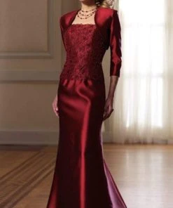 Formal Gowns Montage By Mon Cheri - 210992P Lace Overlay Bodice Mermaid Dress