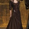 Montage By Mon Cheri - 211945 Beaded Embroider A-Line Dress Formal Gowns