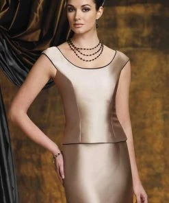 Montage By Mon Cheri - 211952 Scoop Dress With Jacket