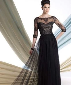 Montage By Mon Cheri - 213980 A-line Chiffon Pleated Dress - 1 Pc Mink In Size 14 Available 5 Montage By Mon Cheri - 213980 A-line Chiffon Pleated Dress - 1 Pc Mink In Size 14 Available