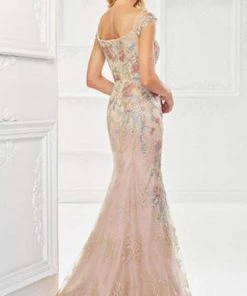 Formal Gowns Montage By Mon Cheri - Floral Embroidered Lace And Tulle Gown 118966 6 Formal Gowns Montage By Mon Cheri - Floral Embroidered Lace And Tulle Gown 118966