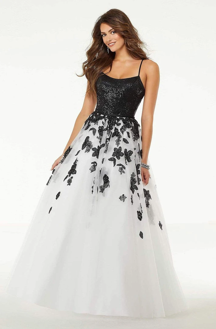 Formal Gowns Mori Lee - 45026 Floral Embroidered And Sequined Long Dress 3 Formal Gowns Mori Lee - 45026 Floral Embroidered And Sequined Long Dress