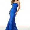 Mori Lee - 45029 Strapless Mermaid Dress With Overskirt Formal Gowns
