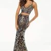 Mori Lee - 45044 Two-Piece Sequined Trumpet Dress Formal Gowns