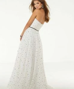 Formal Gowns Mori Lee - 45052 Strapless Beaded A-line Gown