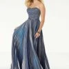Mori Lee - 45063 Crystal Beaded Sweetheart Pleated A-line Dress 1 Mori Lee - 45063 Crystal Beaded Sweetheart Pleated A-line Dress