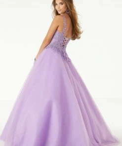 Formal Gowns Mori Lee - 45064 Beaded Lace Sweetheart Ballgown