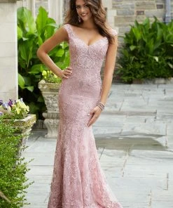 Mori Lee - 45065 Embroidered Off-Shoulder Trumpet Dress With Train Formal Gowns 10 Mori Lee - 45065 Embroidered Off-Shoulder Trumpet Dress With Train Formal Gowns